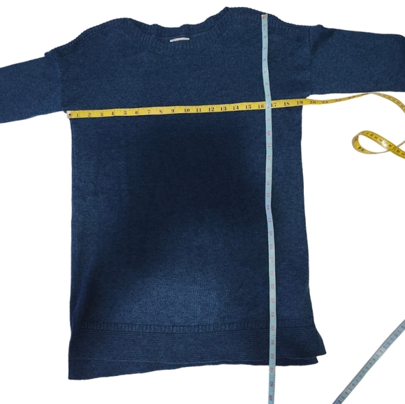 NWOT Old Navy Women's S Long sleeve Tunic Top Sweater Blue - Picture 10 of 16